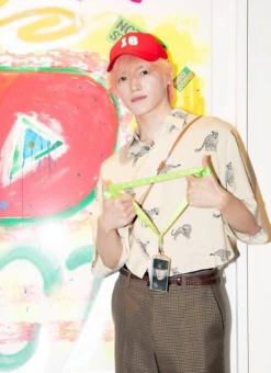 Beige Leopard Printed Shirt | Taeyong - NCT -Diva s Closet Taeyong NCT Beige Leopard Printed Shirt 3