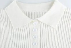 White Cropped Collared Shirt | Vivi - Loona -Diva s Closet ViVi Loona White Cropped Collared Shirt 2 600x407 1