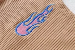 Green Flame Cropped Top| Wendy - Red Velvet -Diva s Closet Wendy Red Velvet Green Flame Cropped Top 13 600x398 1