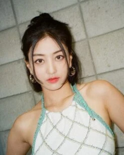 White Diamond Pattern Halter Top | Jihyo - Twice -Diva s Closet White Diamond Pattern Halter Top Jihyo Twice 1