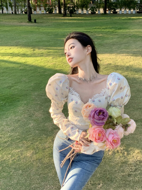 Front Page 23 Front Page -Diva s Closet White Lace Puff Sleeve Floral Top Sihyeon Everglow 8 600x800 1 1