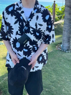 White Large Floral Pattern Shirt | Taehyung- BTS 27 White Large Floral Pattern Shirt | Taehyung- BTS -Diva s Closet White Large Floral Pattern Shirt Taehyung BTS 13 600x800 1