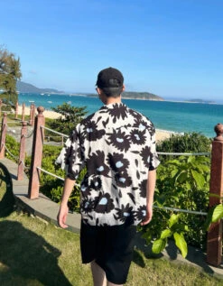 White Large Floral Pattern Shirt | Taehyung- BTS 30 White Large Floral Pattern Shirt | Taehyung- BTS -Diva s Closet White Large Floral Pattern Shirt Taehyung BTS 22 e1660112288571 600x769 1