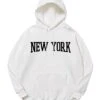 White New York Print Hoodie | Hyunjin - Stray Kids -Diva s Closet White New York Print Hoodie Hyunjin Stray Kids 4