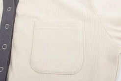 White Snap Button Cardigan With Grey Linings | Soyeon - (G)I-DLE -Diva s Closet White Snap Button Cardigan With Grey Linings Soyeon GI DLE 4 600x404 1