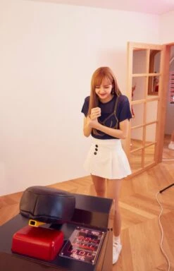 White Triple Buttoned Pleated Skirt | Lisa - BlackPink -Diva s Closet White Triple Buttoned Pleated Skirt Lisa BlackPink Idol 2 scaled 600x934 1