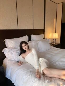 White Tube Bodycon Dress | Seulgi - Red Velvet -Diva s Closet White Tube Bodycon Dress Seulgi Red Velvet 5 scaled 600x800 1