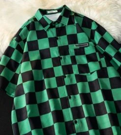 Black And White Checkerboard Shirt | Winwin - NCT -Diva s Closet Winwin NCT Black And White Checkerboard Shirt 5 600x665 1