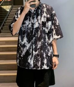 Black Paint Splattered Shirt | Winwin - NCT 17 Black Paint Splattered Shirt | Winwin - NCT -Diva s Closet Winwin NCT Black Paint Splattered Shirt 12 600x701 1