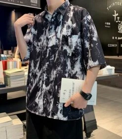 Black Paint Splattered Shirt | Winwin - NCT 26 Black Paint Splattered Shirt | Winwin - NCT -Diva s Closet Winwin NCT Black Paint Splattered Shirt 14 600x682 1