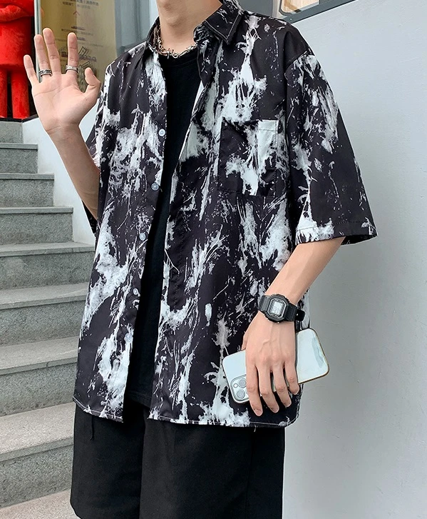Black Paint Splattered Shirt | Winwin - NCT 12 Black Paint Splattered Shirt | Winwin - NCT - Image 10