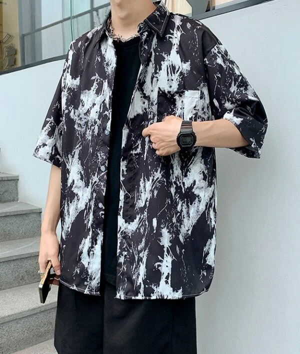 Black Paint Splattered Shirt | Winwin - NCT 11 Black Paint Splattered Shirt | Winwin - NCT - Image 9