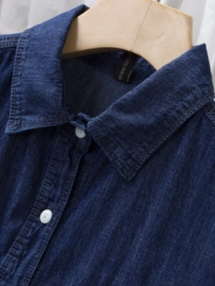 Classic Denim Long Sleeve Shirt | Xiumin - EXO 8 Classic Denim Long Sleeve Shirt | Xiumin - EXO - Image 6