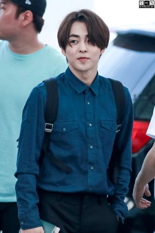 Classic Denim Long Sleeve Shirt | Xiumin - EXO 15 Classic Denim Long Sleeve Shirt | Xiumin - EXO - Image 13