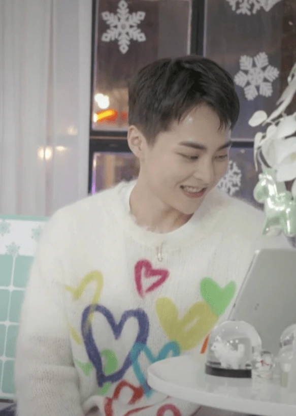 White Love Embroidered Sweatshirt | Xiumin - EXO 16 White Love Embroidered Sweatshirt | Xiumin - EXO - Image 14