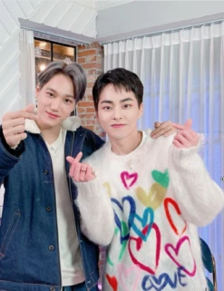 White Love Embroidered Sweatshirt | Xiumin - EXO 28 White Love Embroidered Sweatshirt | Xiumin - EXO -Diva s Closet Xiumin EXO Love Embroidered Sweater 2 e1612836308481 600x780 1