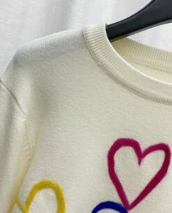 White Love Embroidered Sweatshirt | Xiumin - EXO 20 White Love Embroidered Sweatshirt | Xiumin - EXO -Diva s Closet Xiumin EXO Love Embroidered Sweater 9 e1612835985267 600x744 1