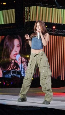 Army Green Multi-Pocket Cargo Jeans | Yeji - ITZY -Diva s Closet Yeji ITZY Army Green Multi Pocket Cargo Jeans 2 scaled 600x1067 1