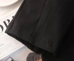 Black Half Zip-Up Collared Dress | Yeji - ITZY -Diva s Closet Yeji ITZY Black Half Zip Up Collared Dress 6 600x493 1