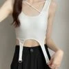 White U-Neck Padded Top | Yeji - ITZY 2 White U-Neck Padded Top | Yeji - ITZY -Diva s Closet Yeji ITZY White U Neck Padded Top 3