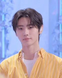 Yellow Striped Oversized Shirt | Sunghoon - Enhypen -Diva s Closet Yellow Striped Oversized Shirt Sunghoon Enhypen 1 600x745 1