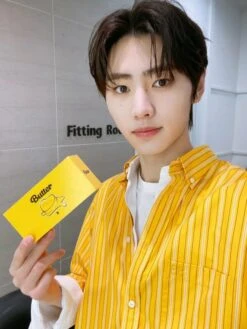 Yellow Striped Oversized Shirt | Sunghoon - Enhypen -Diva s Closet Yellow Striped Oversized Shirt Sunghoon Enhypen 9 600x800 1