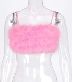 Pink Plush Cropped Top | Yeojin - Loona