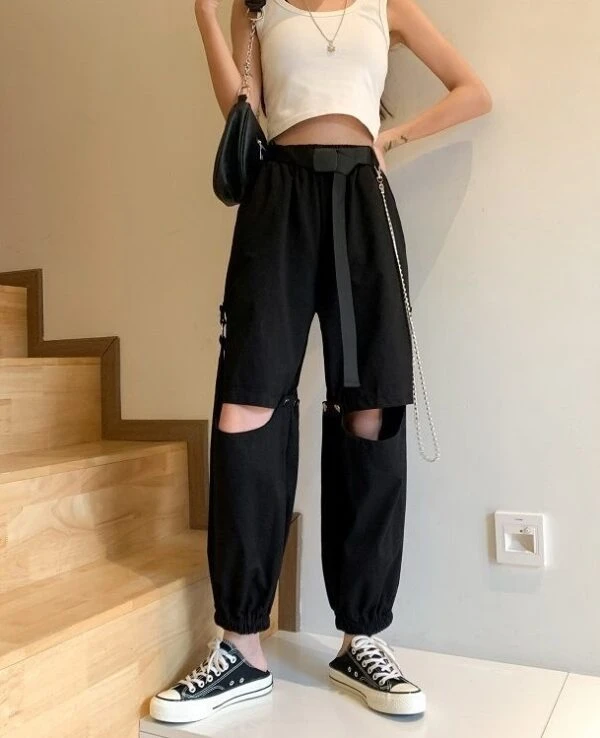 Black Detachable Pants | Yiren - Everglow 3 Black Detachable Pants | Yiren - Everglow