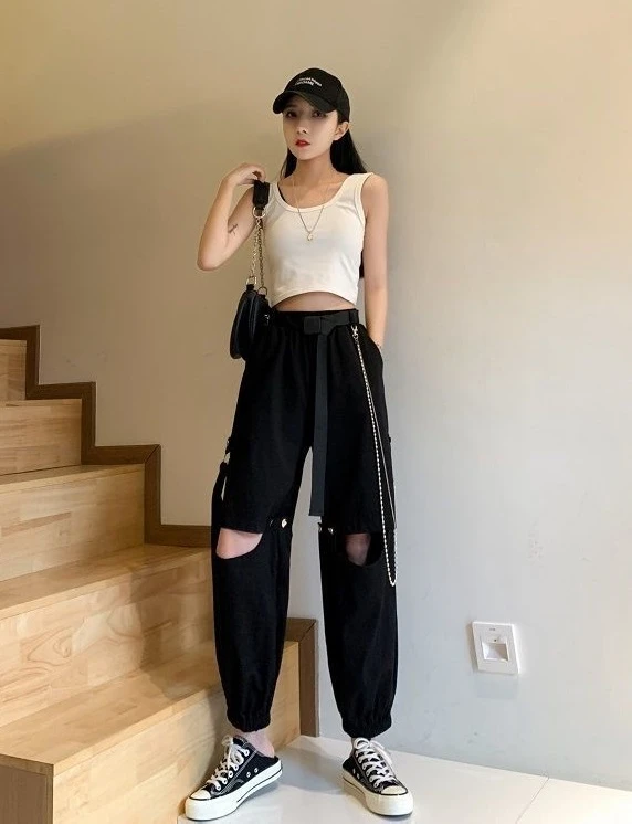 Black Detachable Pants | Yiren - Everglow 4 Black Detachable Pants | Yiren - Everglow - Image 2