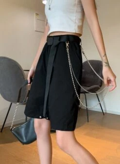 Black Detachable Pants | Yiren - Everglow 25 Black Detachable Pants | Yiren - Everglow -Diva s Closet Yiren Everglow Black Detachable Pants 5