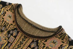 Brown Aztec Mini Dress | Yuqi - (G)I-DLE -Diva s Closet Yuqi GI DLE Aztec Mini Dress 6 600x400 1