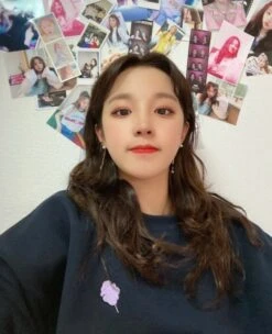 Black Cotton Candy Embroidered Sweatshirt | Yuqi - (G)I-DLE -Diva s Closet Yuqi GI DLE Black Cotton Candy Embroidered Sweatshirt 1 600x738 1